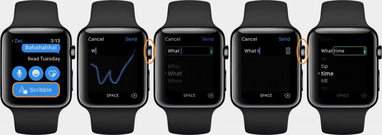 How to Get Scribble on Apple Watch Series 7